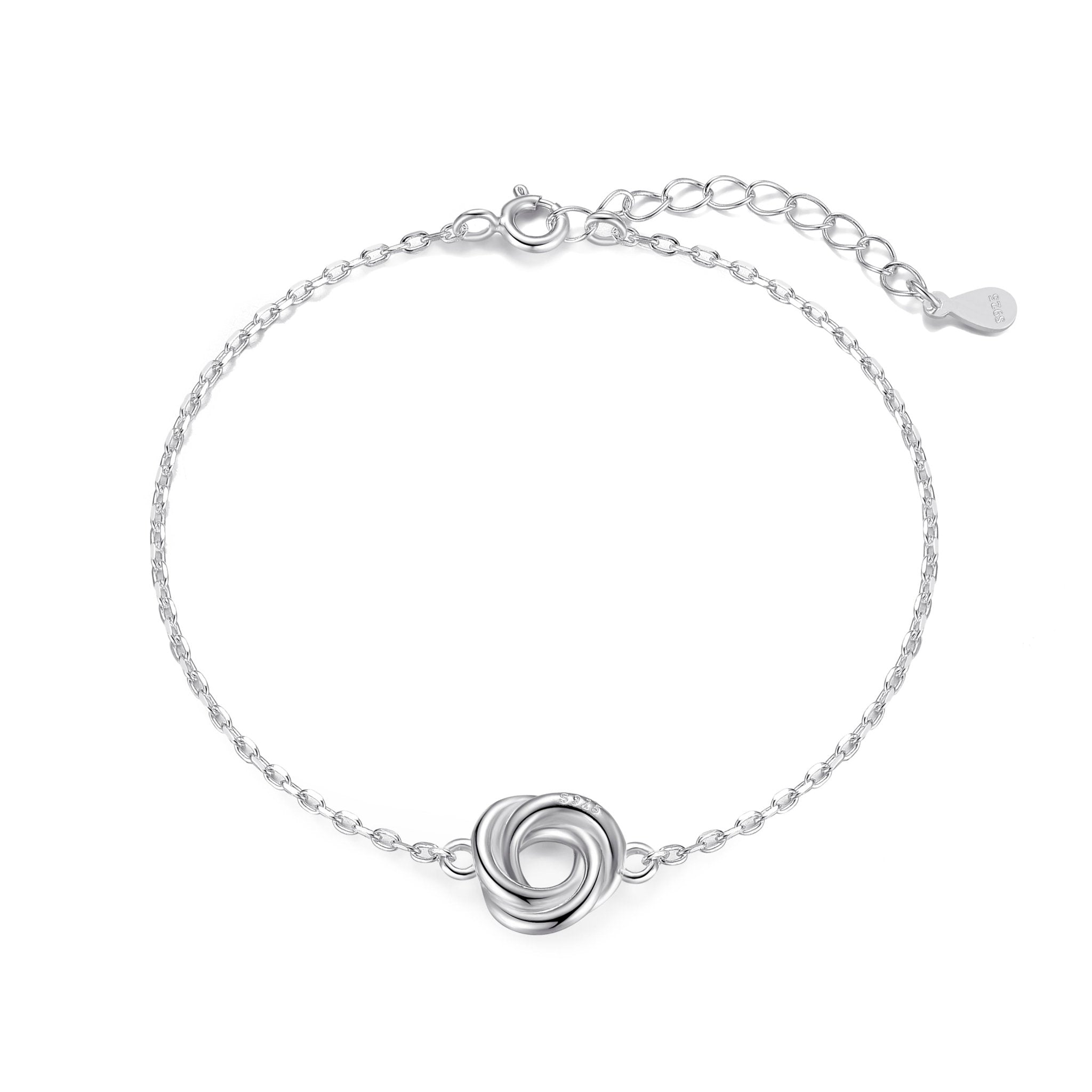 Sterling Silver Knot Bracelet