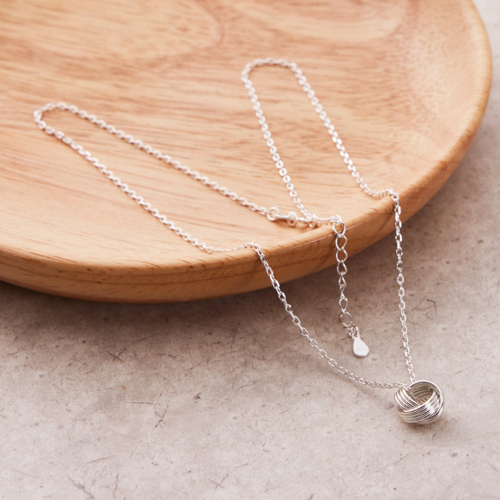 Sterling Silver Knot Necklace