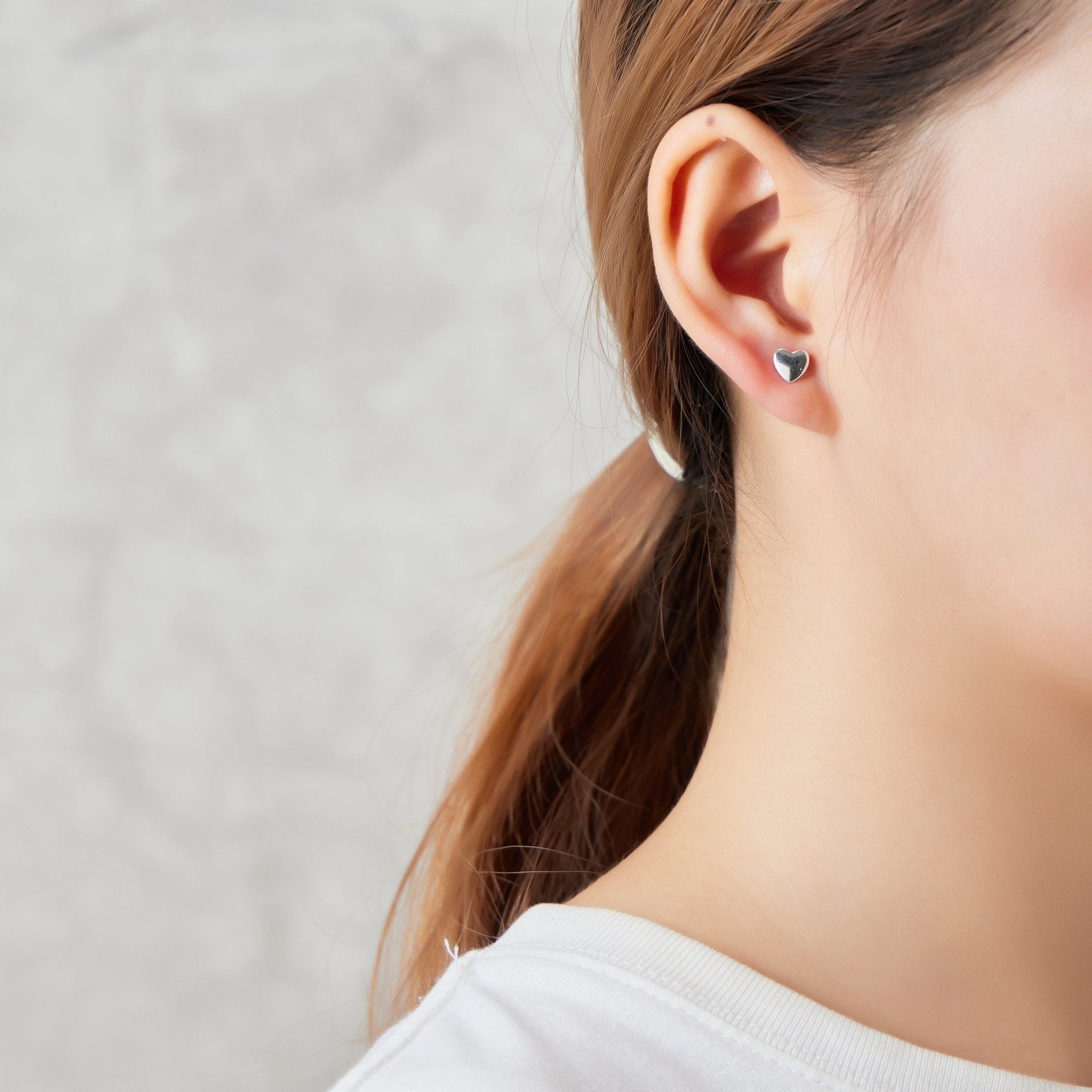 Sterling Silver Mother and Daughter Quote Heart Earrings