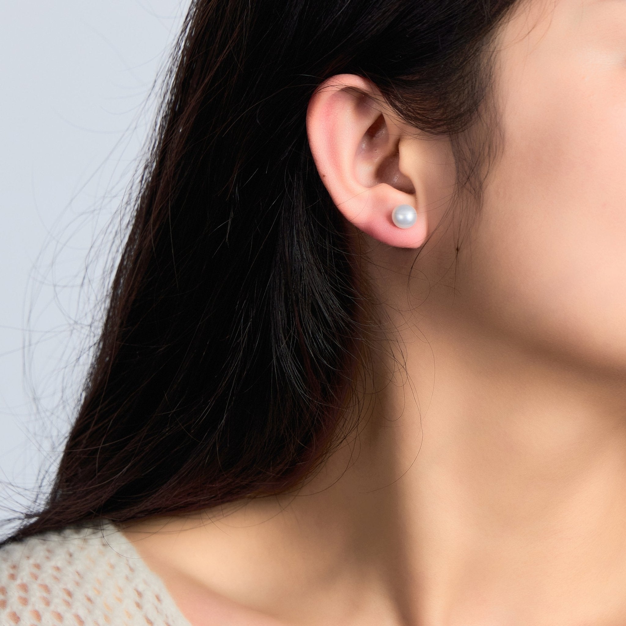 Sterling Silver Pearl Earrings