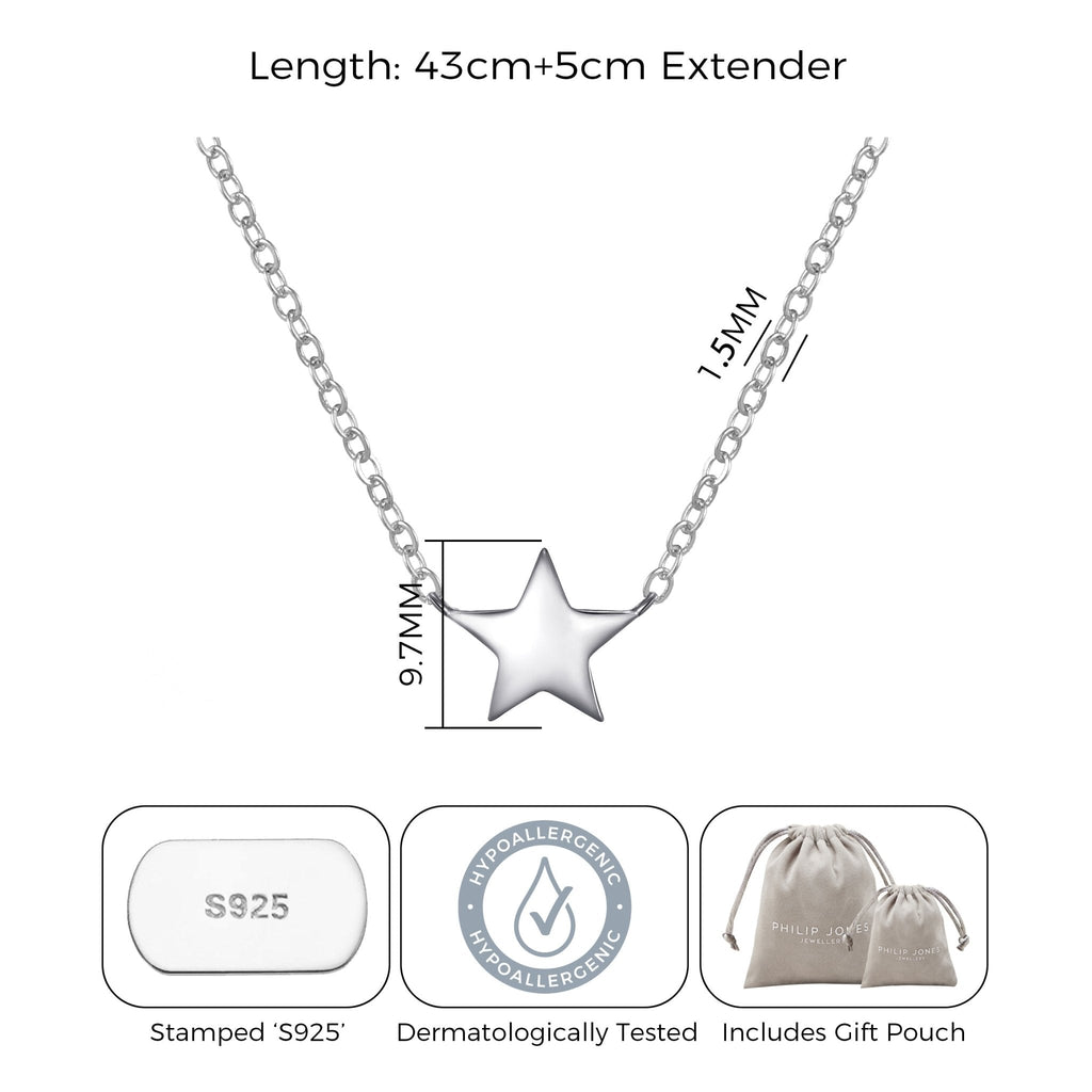 Sterling Silver Star Necklace
