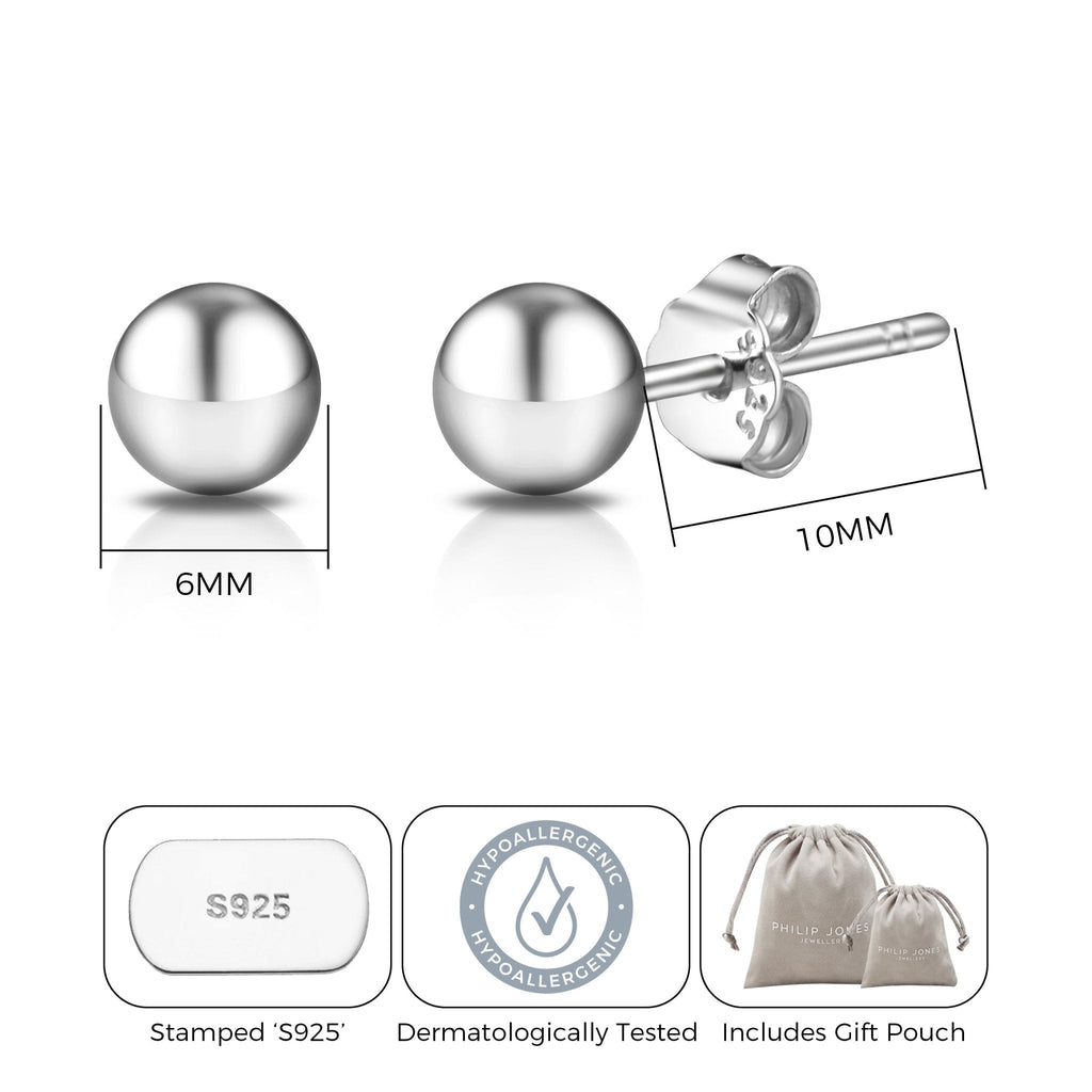 Sterling Silver World's Greatest Teacher Sphere Earrings