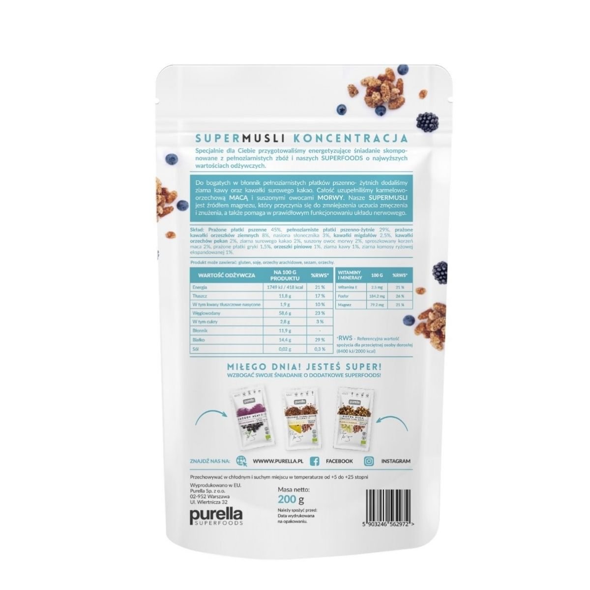 Super Muesli Focus 200g