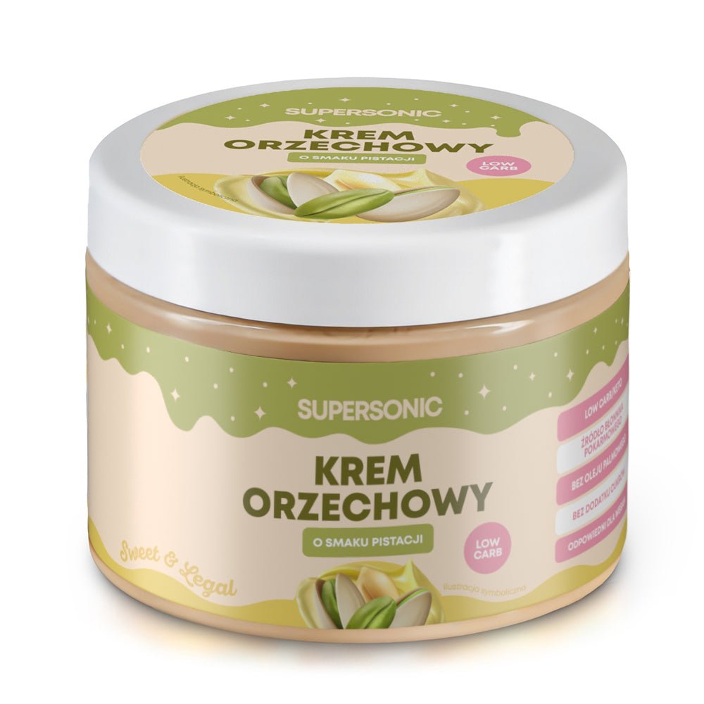 Peanut spread with pistachio flavour LOW CARB 250g