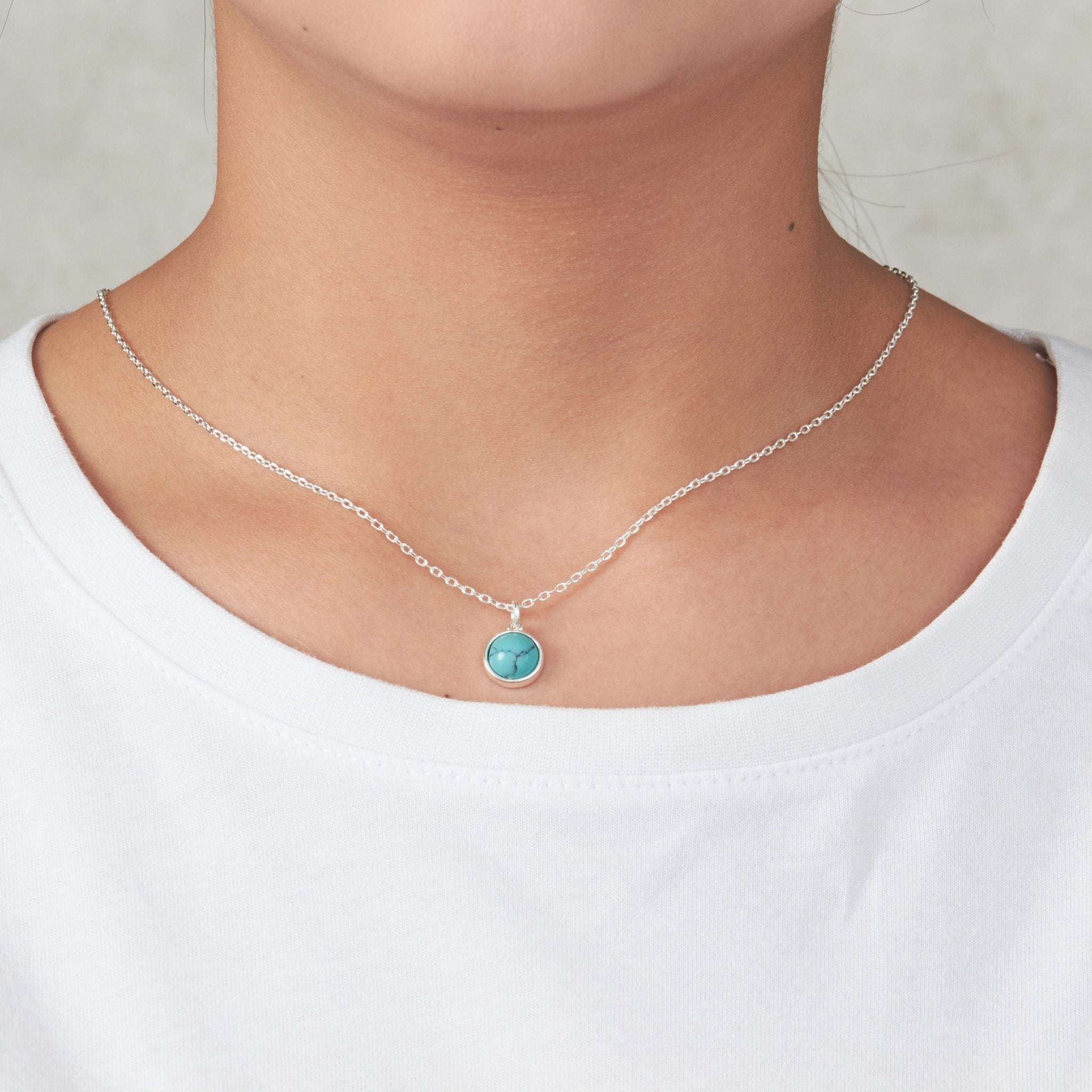 Synthetic Turquoise Necklace