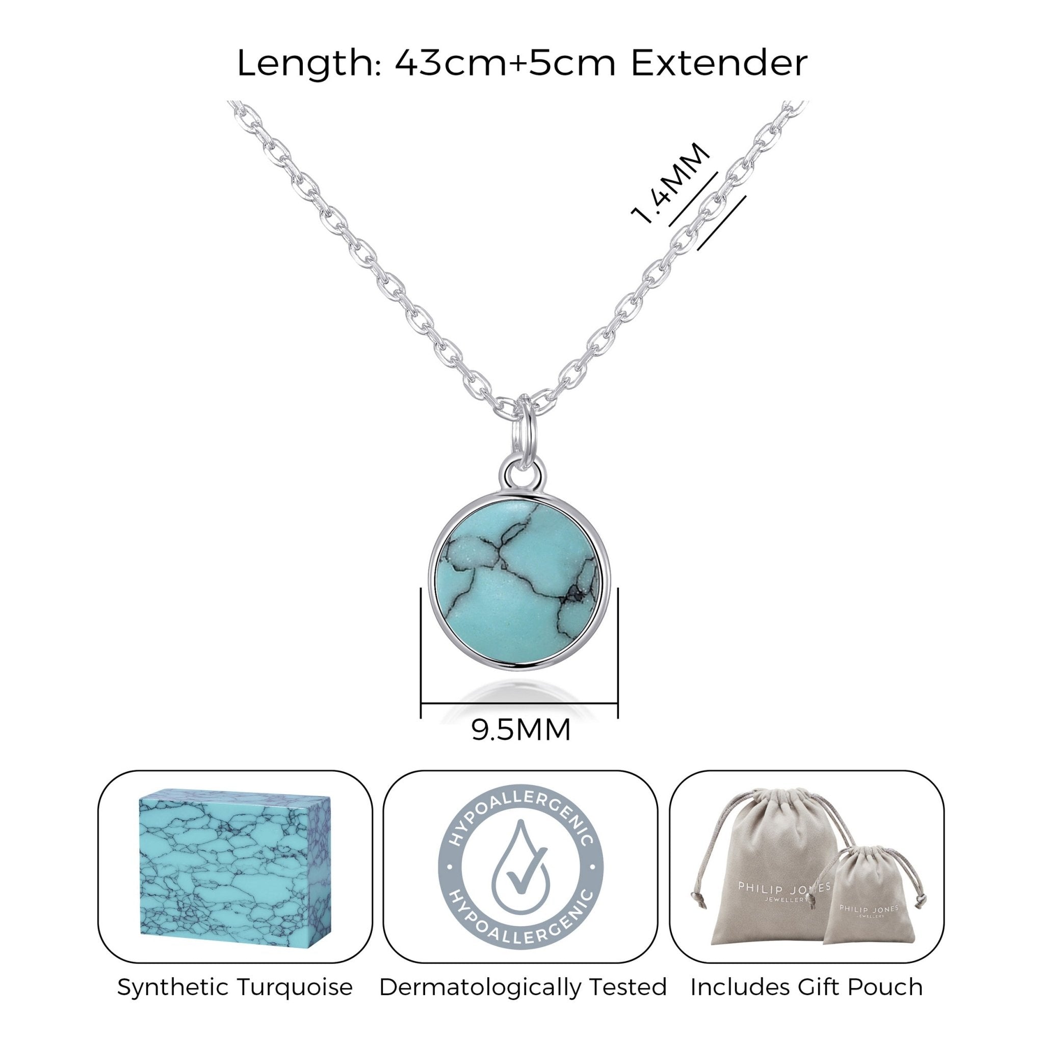 Synthetic Turquoise Necklace
