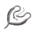 Spine Necklace Gothic Pewter Statement Collar Alchemy