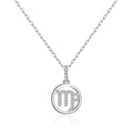 Virgo Star Sign Zodiac Necklace with Zircondia® Crystals