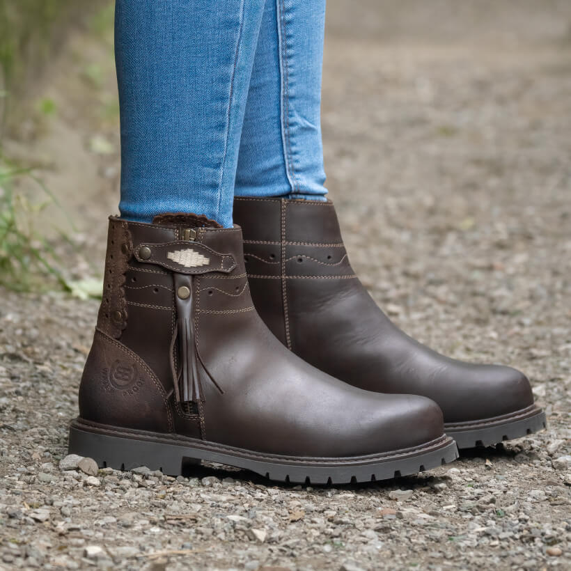 Hudson Ankle Waterproof Boots - Chocolate