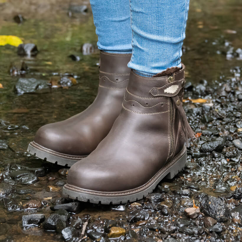 Hudson Ankle Waterproof Boots - Chocolate